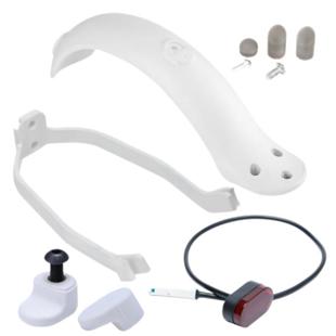 适用于小米米家电动滑板车挡泥板1S后挡水板带挂钩m365/pro配件