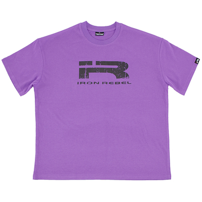 IR传奇紫短袖T恤宽松纯棉隐藏款