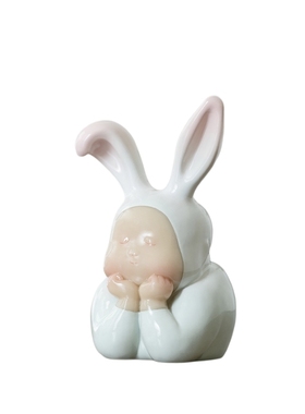 稀奇兔比比艺术摆件