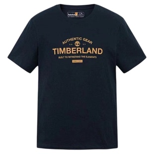 添柏岚TIMBERLAND夏季新款男士休闲户外运动透气休闲圆领短袖T恤
