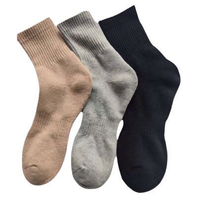 加厚纯棉袜子男女长袜冬季加绒