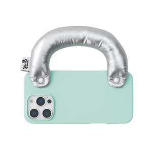 SecondStudio创意手把手机壳17适用iPhone16promax防摔手提13液态硅胶苹果15promax全包软壳14手提防摔保护壳