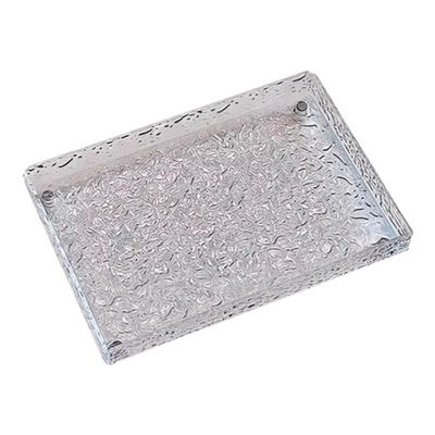 亚克力轻奢托盘长方形果盘茶盘