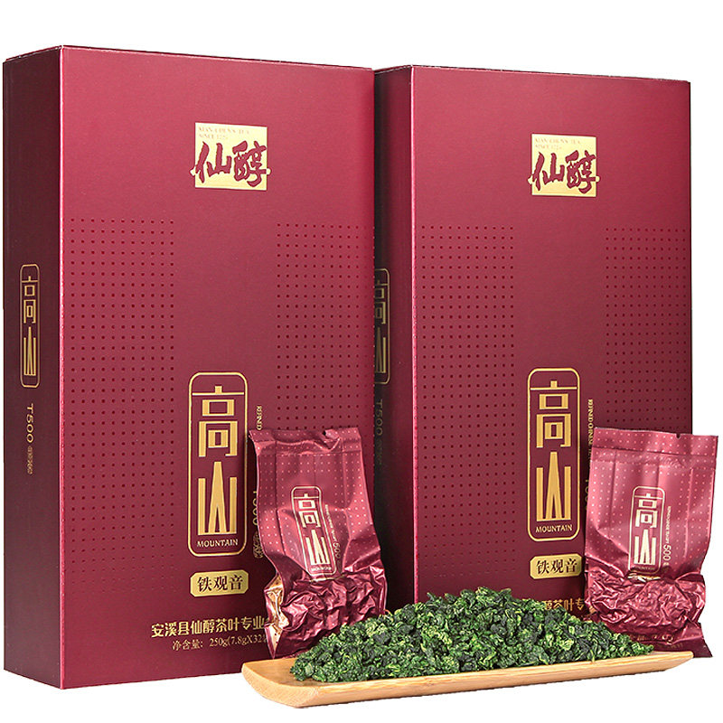 仙醇安溪铁观音茶叶浓香型新茶特级高山茶散装袋装礼盒装500g