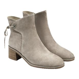 fed复古小短靴冬季新款靴子绒面时装靴粗跟瘦瘦靴女加绒-ZFA322