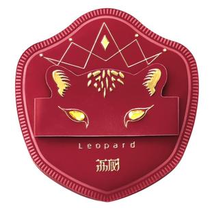 荔树好运系列-豹有钱粉扑气垫超软粉底液专用定妆散粉扑红色过年