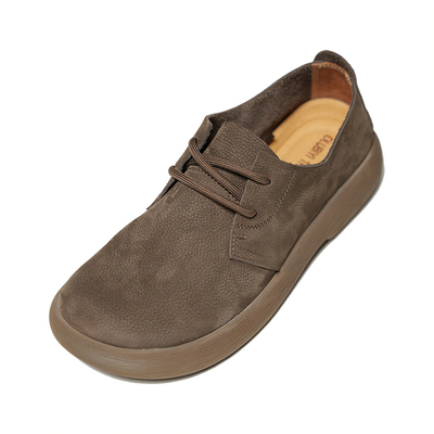 复古真皮休闲皮鞋男士透气舒适