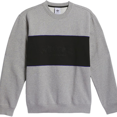 Adidas/阿迪达斯官方正品三叶草男士拼接时尚卫衣套头衫IY1624