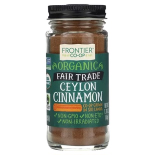 Frontier Co-op有机锡兰肉桂粉卡真粉大蒜小茴香粉美国进口调味料