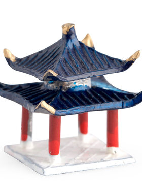摆件金属宝塔微型造景装饰