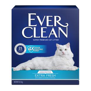 【新品升级】EverClean铂钻进口猫砂膨润土除臭低尘矿砂