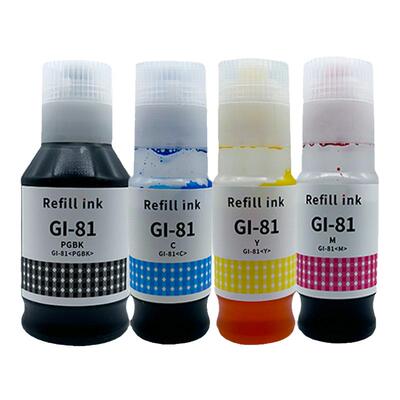 适用佳能GI-81墨水g3821打印机g3860 g4870 g2870喷墨连供墨水