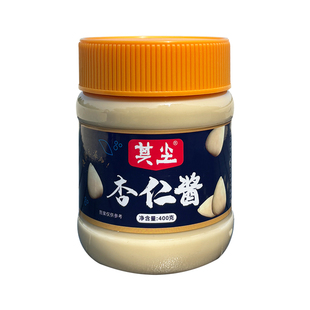 纯杏仁酱杏仁露烘焙奶茶店原料抹面包无添加糖和盐杏仁酱调味酱料