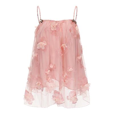 ARTEPURA花朵吊带A字短裤套装女