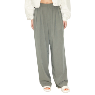 【THROW系列】SLY 春夏新品简约阔腿休闲西装裤030GS031-0600