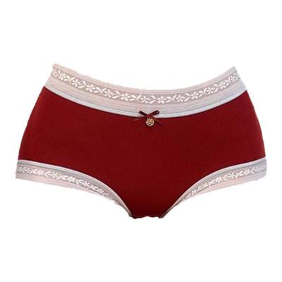 MEIYATING蕾丝边中腰包臀内裤女