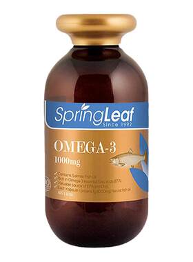 澳大利亚直邮Spring Leaf绿芙深海鲑鱼油胶囊心脑血管保护200粒