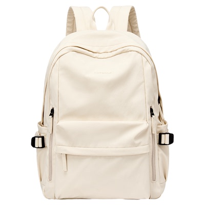 热风双肩包女初中高中大学生书包