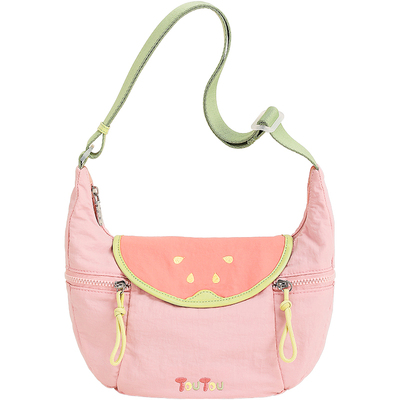 toutou芭乐胸包大容量轻便斜挎包