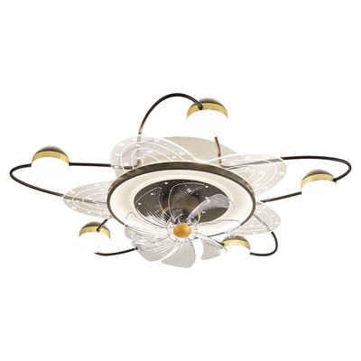 2025新款摇头星空网红风扇灯