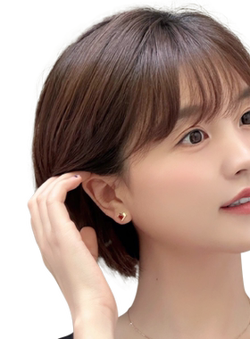 美禾真发手织气质甜美短发全头套