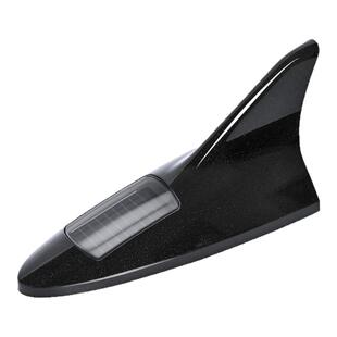 汽车太阳能天线鱼鳍灯通用车顶防追尾改装警示灯鲨鱼鳍爆闪灯装饰