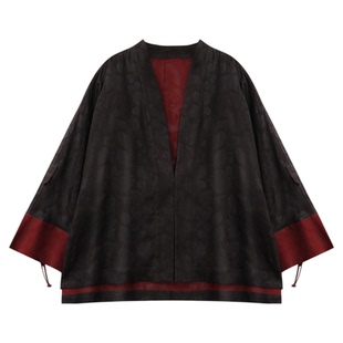 萧娘【镜花辞】四经绞罗缠枝莲香云纱外套新中式国风女上衣2743