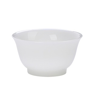 高档正品璞玉茶杯冰种陶瓷品茗杯薄胎白瓷杯子家用功夫茶具主人杯