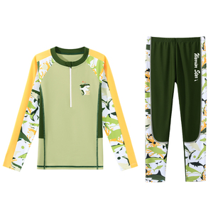 回力儿童长袖长保暖温泉游泳衣