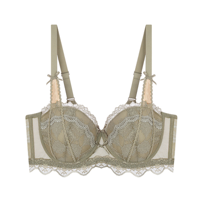 EMMAROSE性感蕾丝大胸显小文胸