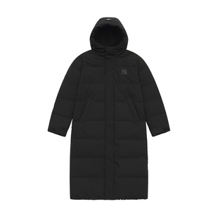 MLB 秋冬新款张凌赫同款情侣羽绒服女中长款男保暖防水外套DJB11.