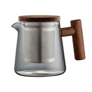 木笙玩物玻璃泡茶壶茶水分离耐高温茶具套装家用过滤单壶煮茶神器