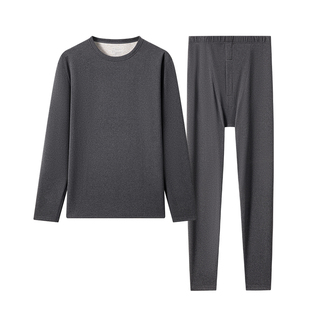 芬腾可安羊毛蚕丝秋冬季阳离子打底衫保暖内衣套装秋衣秋裤男士