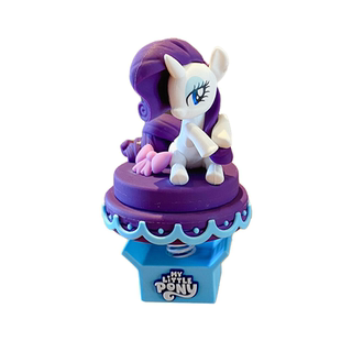 正版 小马宝莉手办摇摇乐玩偶立体摆件碧琪紫悦柔柔云宝苹果嘉儿