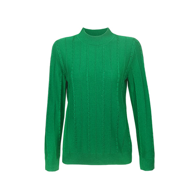 诺菲妮丝羊绒混纺套头圆领针织衫