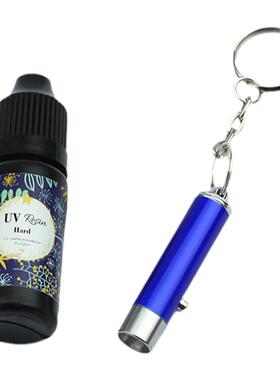 树脂UV胶水高透明速干新星饰品
