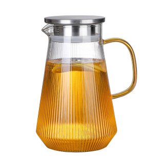 耐高温玻璃水壶水杯加厚耐热防爆家用待客水具套装泡茶壶果茶壶杯