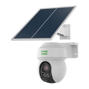 天地伟业室外低温监控400万猫头鹰PT球4G太阳能耐寒版(免流清爽)