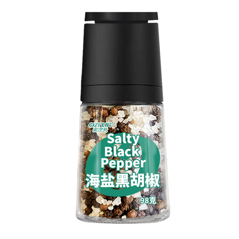 奥次元海盐黑胡椒粒研磨器现磨料