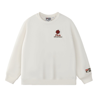 FILA FUSION | Mr Doodle斐乐潮牌情侣款卫衣2025冬新款宽松上衣