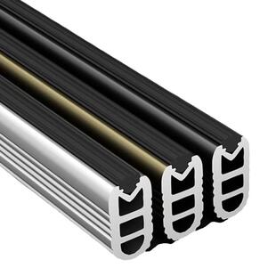 加厚铝合金衣柜挂衣杆横杆衣柜内挂杆固定配件衣帽间定制长衣通杆