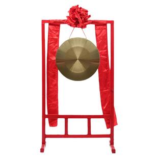 铜锣锣架锣鼓乐器手锣32公分42CM开业锣庆典锣配架子三句半道具锣