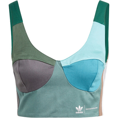 Adidas/阿迪达斯正品三叶草女子时尚潮流拼接运动背心II0761