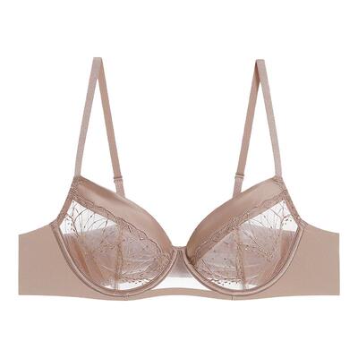 爱慕25专柜新品星辰内衣薄杯大胸显小软钢圈性感聚拢文胸AM13B931