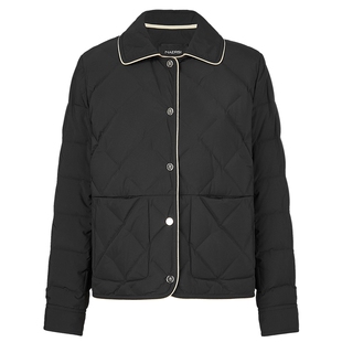 NAERSI娜尔思白鸭绒翻领羽绒服保暖百搭25年冬季新款时尚气质外套