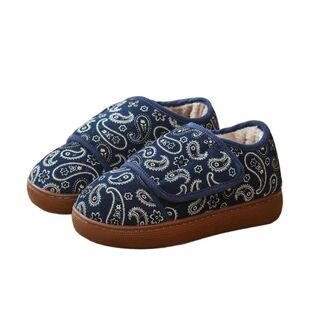 棉鞋女款冬季新款加绒加厚居家防滑棉鞋男女包跟保暖加绒厚底柔软