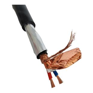 KVVRP22铜网带钢皮2/3/4四2.5平方屏蔽铠装软电缆RVVP22 10 12芯