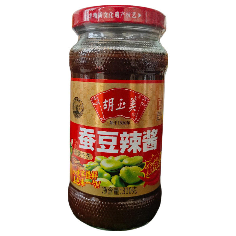 安庆胡玉美蚕豆酱310g蚕豆辣酱