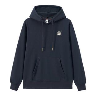 ONIARAI/鬼洗25秋季新品黑金老鹰笑脸字母连帽套头卫衣男 B24U203