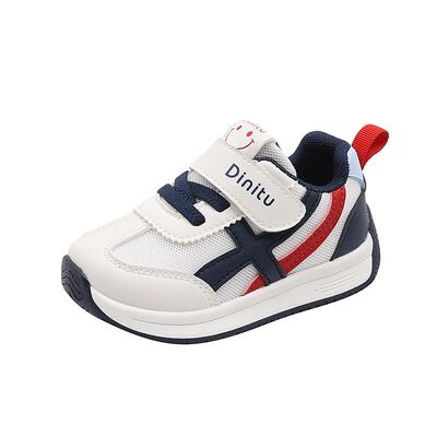 男童运动鞋2026春季新款跑步轻便减震小童休闲鞋透气网面女童鞋子